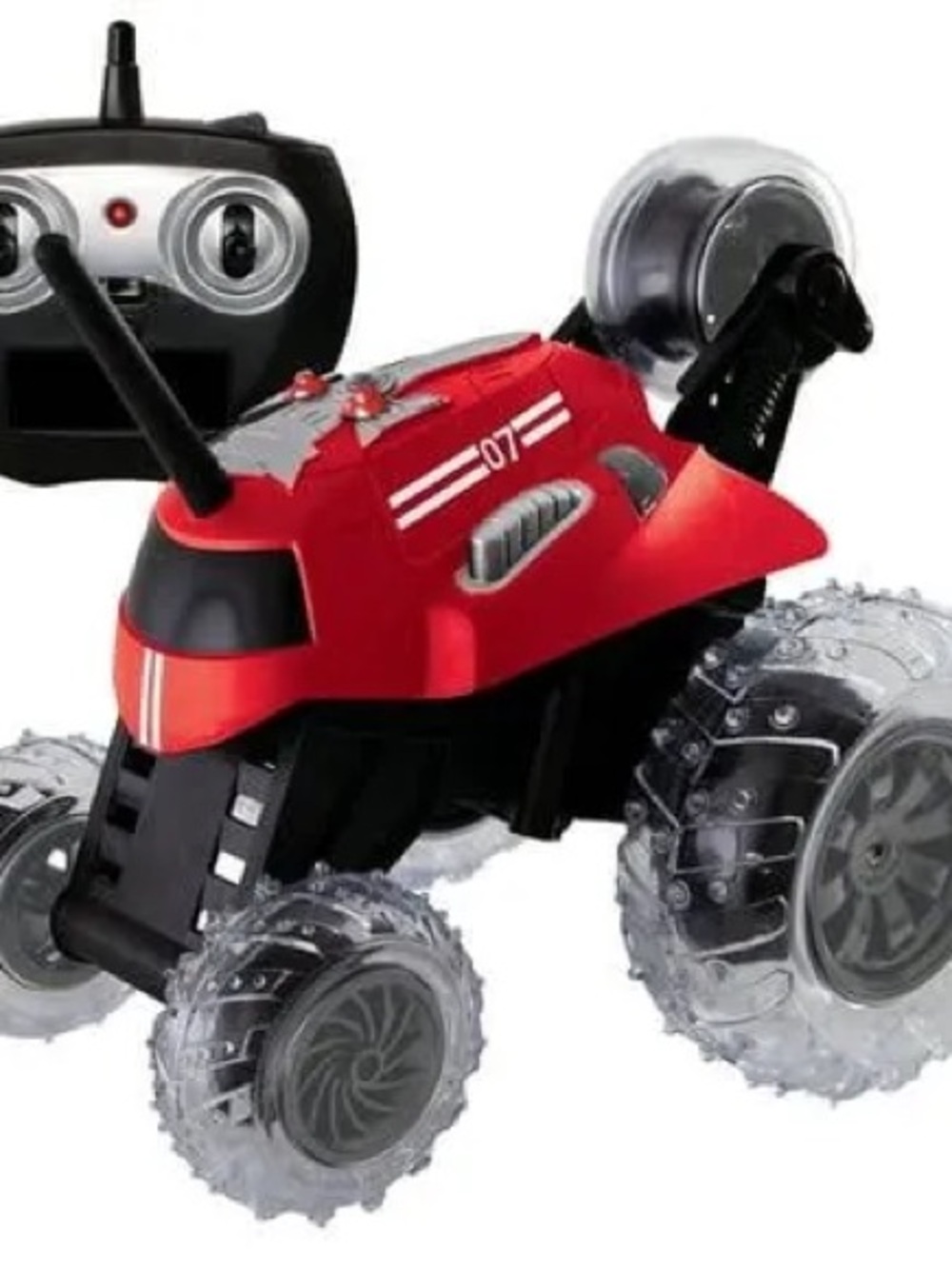 Sharper Image Red & Black Remote Control Stunt Car
